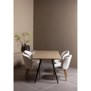 Discount WOOOD 2-standen Poot Conisch Metaal 1 Stuks