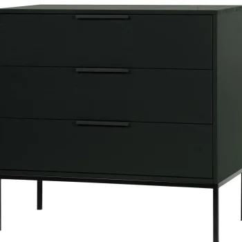 Outlet WOOOD Adam Ladekast Grenen Zwart