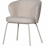 Fashion WOOOD Admit Eetkamerstoel Wollig Geweven Kiezel