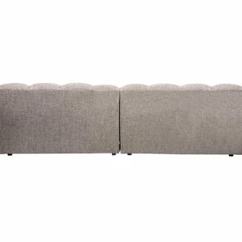 Fashion WOOOD Allure 3-zits Bank Geweven Stof Klei Melange