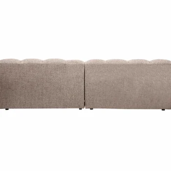 Clearance WOOOD Allure 3-zits Bank Geweven Stof Bruin Melange