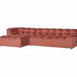 Outlet WOOOD Allure Chaise Longue Links Velvet Blush