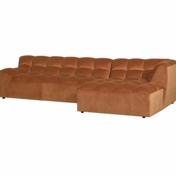 Clearance WOOOD Allure Chaise Longue Rechts Velvet Terra