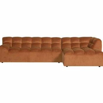 Clearance WOOOD Allure Chaise Longue Rechts Velvet Terra