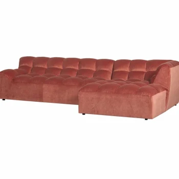 New WOOOD Allure Chaise Longue Rechts Velvet Blush
