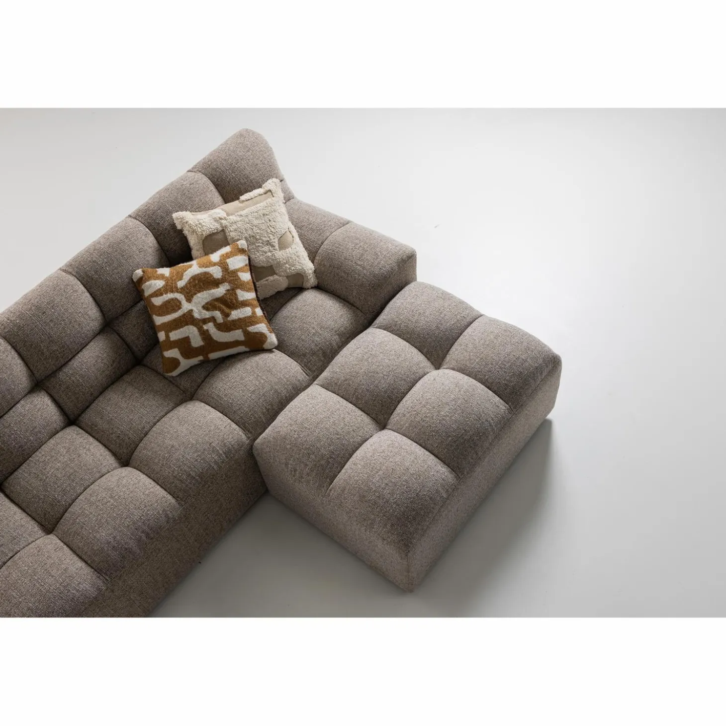 allure-hocker-geweven-stof-bru-rOnOIsfQ-3.webp Online WOOOD Allure Hocker Geweven Stof Melange Bruin