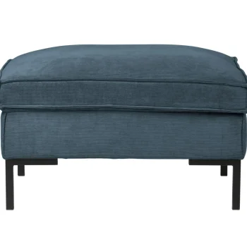 Fashion WOOOD Arwin Hocker Staal Blauw