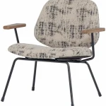 Sale WOOOD Aure Fauteuil Chenille Beige/zwart