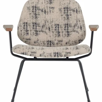 Sale WOOOD Aure Fauteuil Chenille Beige/zwart