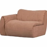 Clearance WOOOD Baggy 1-zits Element Met Arm Links Geweven Chenille Oudroze