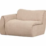 New WOOOD Baggy 1-zits Element Met Arm Links Geweven Chenille Zand