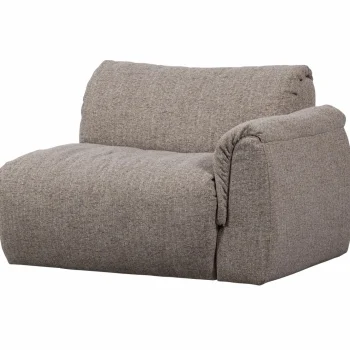 Fashion WOOOD Baggy 1-zits Element Met Arm Rechts Bruin Melange