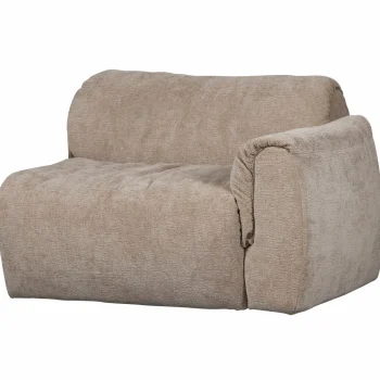 Discount WOOOD Baggy 1-zits Element Met Arm Rechts 3D Chenille Zand