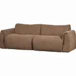 Online WOOOD Baggy 2-zits Bank Geweven Chenille Bruin