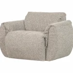Sale WOOOD Baggy Draaifauteuil Geweven Stof Naturel Melange