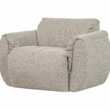 Sale WOOOD Baggy Draaifauteuil Geweven Stof Naturel Melange