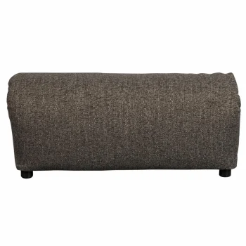 Outlet WOOOD Baggy Hocker Geweven Stof Warmgrijs Melange Warm Grijs Melange