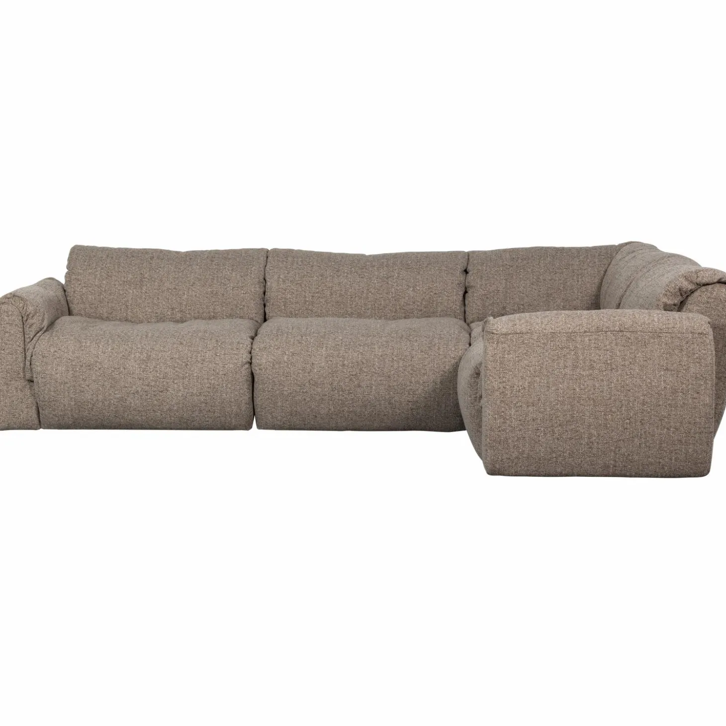 baggy-hoekbank-rechts-geweven-KDbKRgDx-1.webp Sale WOOOD Baggy Hoekbank Rechts Geweven Stof Bruin Melange