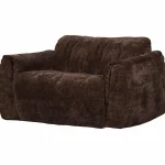 New WOOOD Baggy Loveseat 3D Chenille Donkerbruin