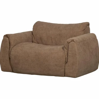 Sale WOOOD Baggy Loveseat Geweven Chenille Bruin