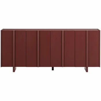 Fashion WOOOD Basu Dressoir Grenen Rood Bordeaux