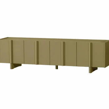 New WOOOD Basu Tv Meubel 200 Cm Grenen Moss