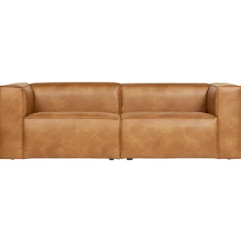 Sale WOOOD Bean 3,5-zits Bank Ecoleer Cognac