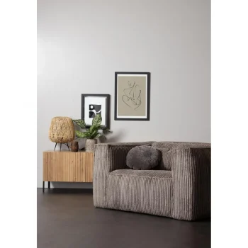 Online WOOOD Bean Fauteuil Ribstof Terrazzo