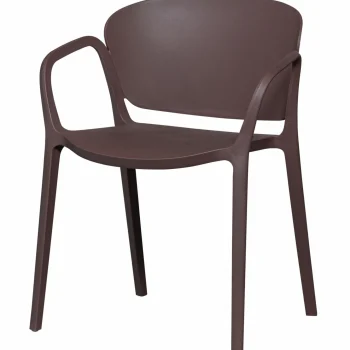 New WOOOD Bent Tuinstoel Kunststof Paars/bruin