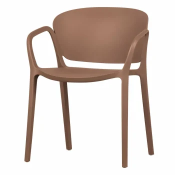 Outlet WOOOD Bent Tuinstoel Kunststof Zalmroze