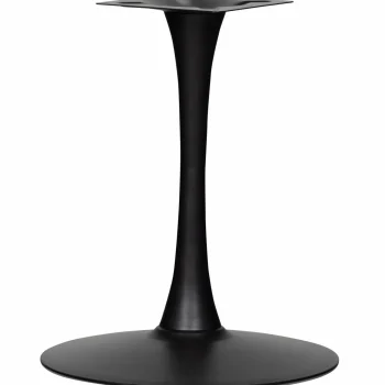 Hot WOOOD Bistro Trompetvoet Metaal Matzwart 72xø60 Cm