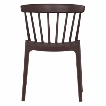 Fashion WOOOD Bliss Tuinstoel Met Spijlen Kunststof Paars/bruin