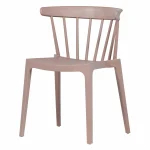 Clearance WOOOD Bliss Tuinstoel Met Spijlen Kunststof Zalmroze