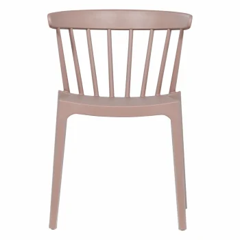 Clearance WOOOD Bliss Tuinstoel Met Spijlen Kunststof Zalmroze