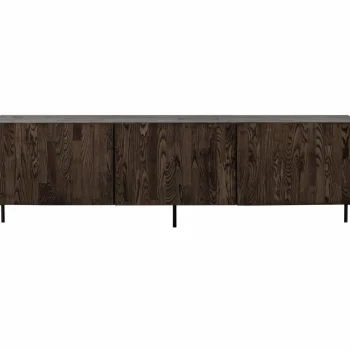 Sale WOOOD Bono Gravure Tv Meubel Essen Bruin