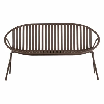 Clearance WOOOD Bruce Tuin 2-zits Bankje Pp/metaal Paars/bruin