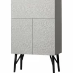 New WOOOD Carved Organic Drankkast Mist