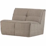 Hot WOOOD Cluster 1-zits Element Bouclé Bruin Khaki