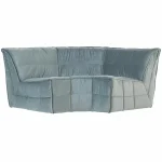 Discount WOOOD Cluster Hoekelement Velvet Turquoise Blauw