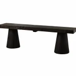 Sale WOOOD Clyde Bankje Hout Donkerbruin