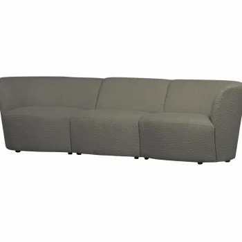 Online WOOOD Coco 3-zits Bank Bouclé Warm Groen