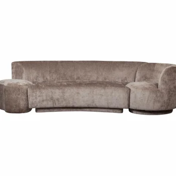 Outlet WOOOD Combi-Popular: Bankje + Fauteuil + Poef Taupe