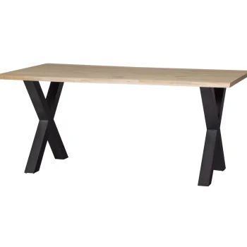 Fashion WOOOD Combi-Tablo: Boomstam Eiken 180x90 & Alkmaar Poot