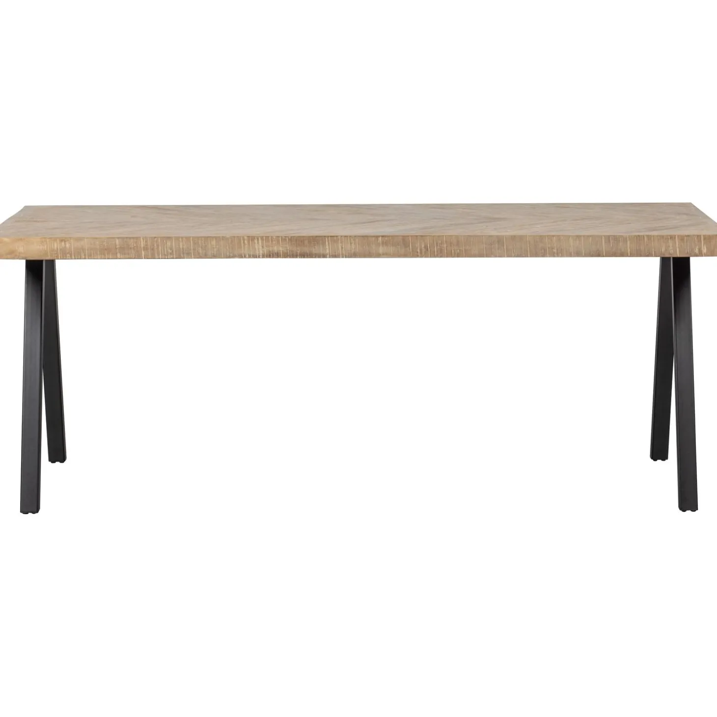 combi-tablo-mango-visgraat-200-OtXRgxPX-3.webp Clearance WOOOD Combi-Tablo: Mango Visgraat 200x90 & 2-standen Poot