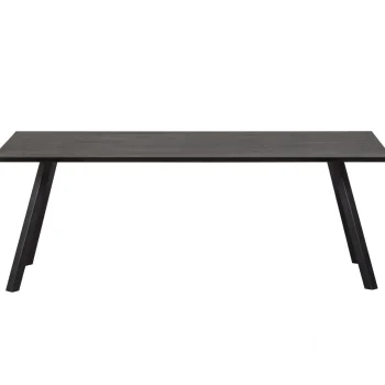 Outlet WOOOD Combi-Tablo: Tafel Eiken 160x90 & 2-stand Blacknight