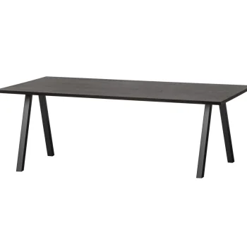 Sale WOOOD Combi-Tablo: Tafel Eiken 220x90 & 2-stand Blacknight