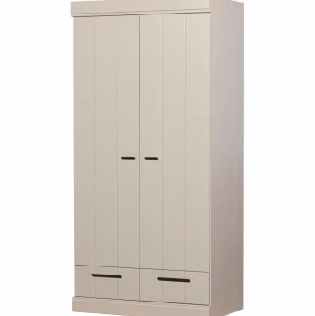 Sale WOOOD Connect 2-deurs Kledingkast + Lade Dust