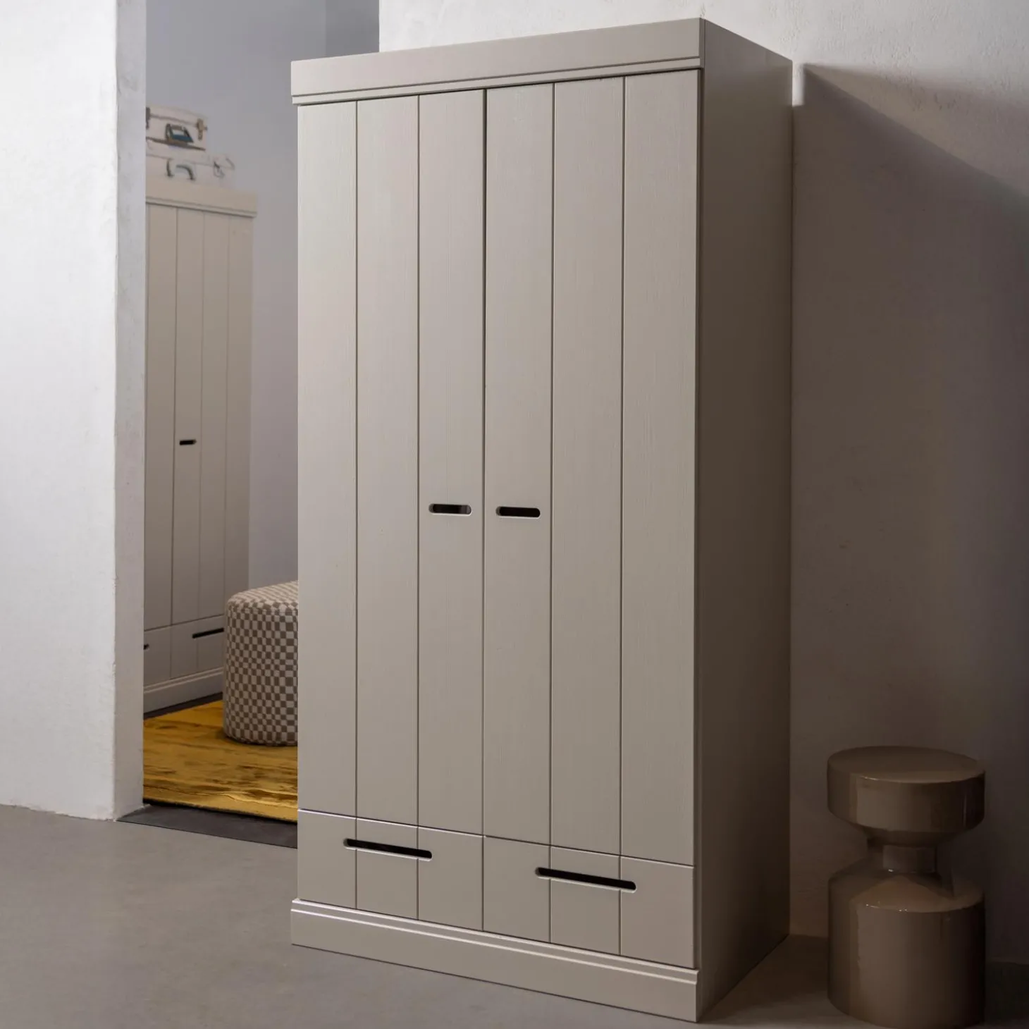 connect-2-deurs-kledingkast-l-kteUEHZf-2.webp Sale WOOOD Connect 2-deurs Kledingkast + Lade Dust