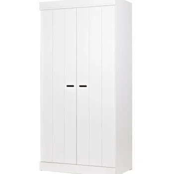 Hot WOOOD Connect 2-deurs Kledingkast Wit
