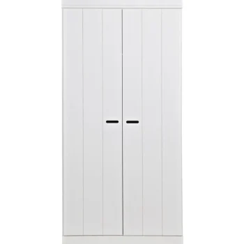 Hot WOOOD Connect 2-deurs Kledingkast Wit